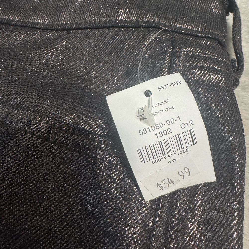 NWT Old Navy shimmery gunmetal pants - Picture 4 of 4
